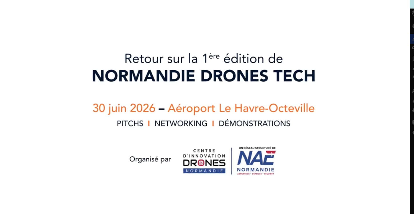 Drone XTR présent à la première édition de Normandie Drones Tech